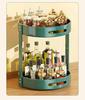 360° Rotating Kitchen Spice Rack: Multi-layer Storage and Seasoning Holder