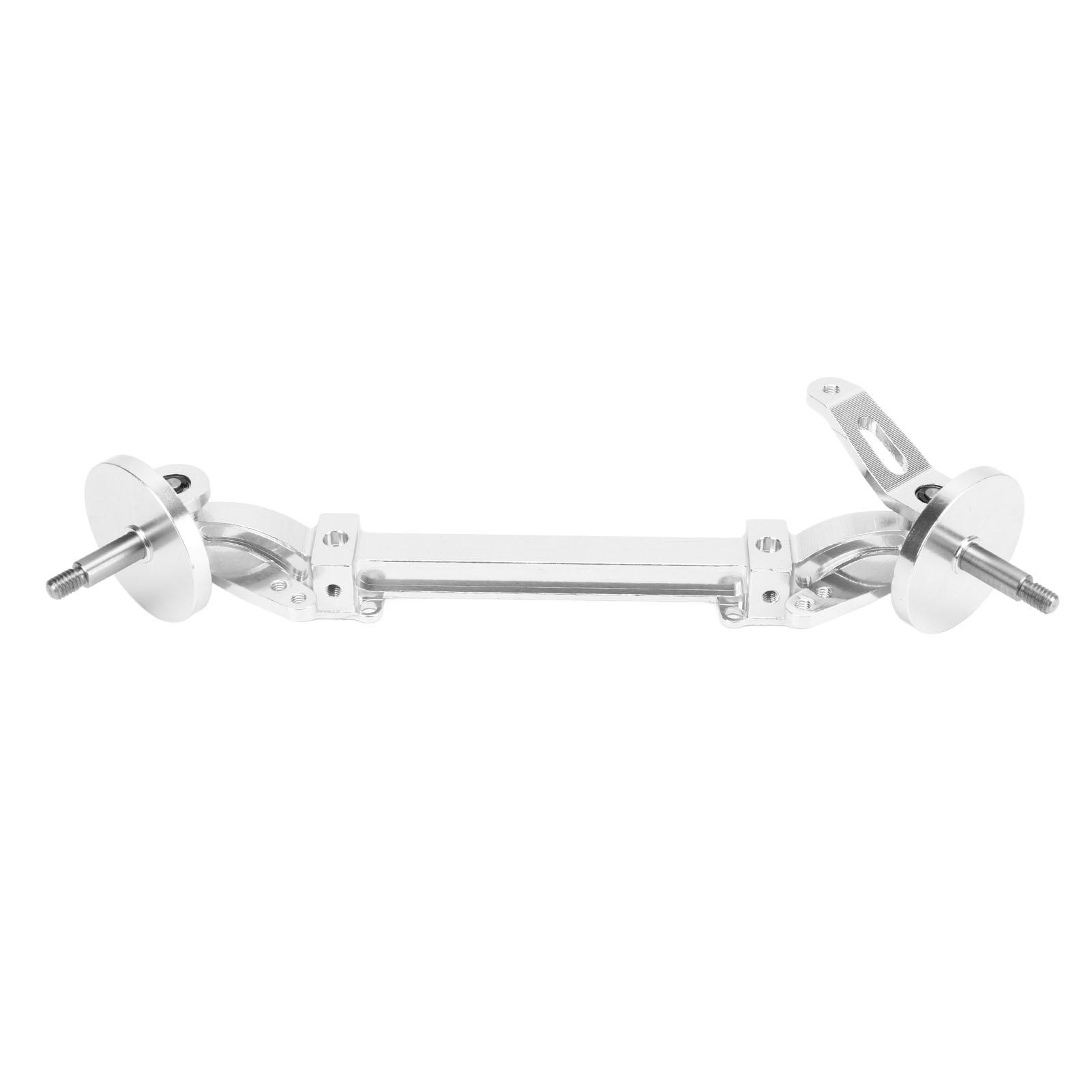 

179mm RC Steering Front Axle Aluminium Alloy Silver RC Car Upgrade Part for Tamiya 114
