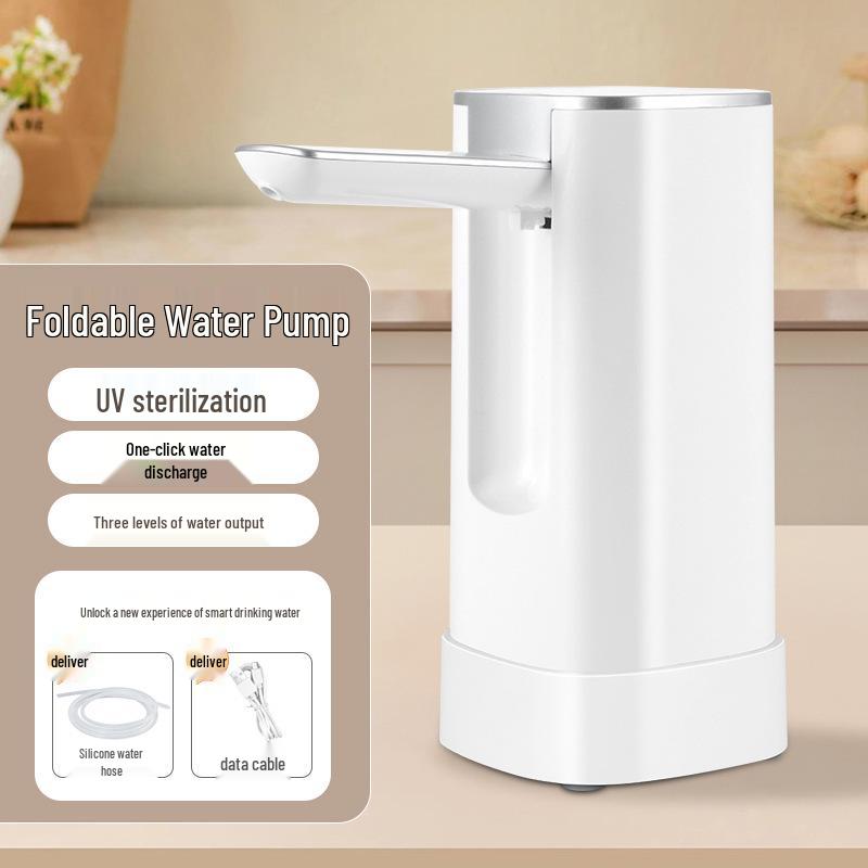 Portable LCD Folding Water Pump & Dispenser with Automatic Refill