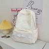 Schoolbag female ins wind Japanese primary school students high value Korean backpack junior high school students niche simple lace backpack