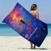 Vibrant Psychedelic Dragonfly Beach Towel Patterned Sunscreen And Windproof Suitable For Swimming Pool Camping Travel