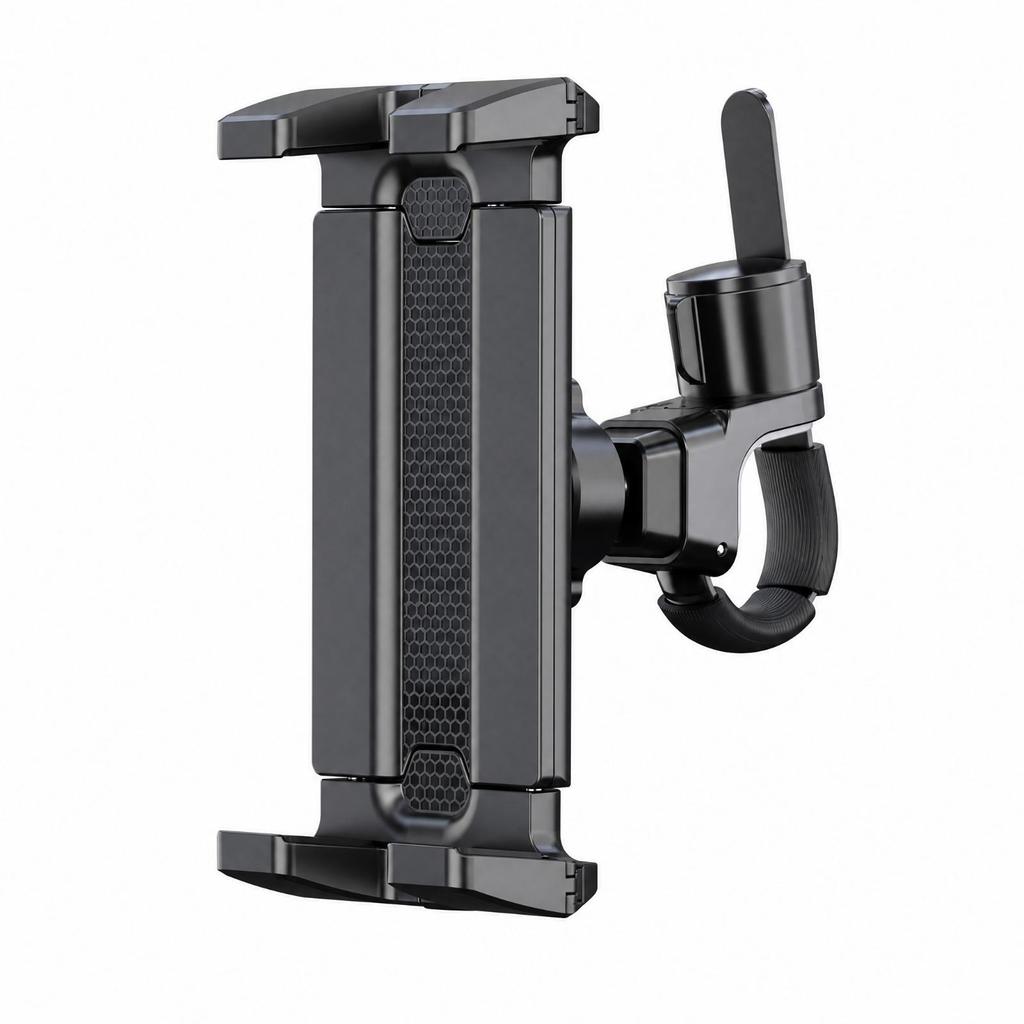 Handlebar Phone Mount with Padded Grips Adjustable and Secure Device