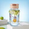 Water bottle summer plastic water cup girls cartoon direct drinking cup student handle portable cup free sticker water cup