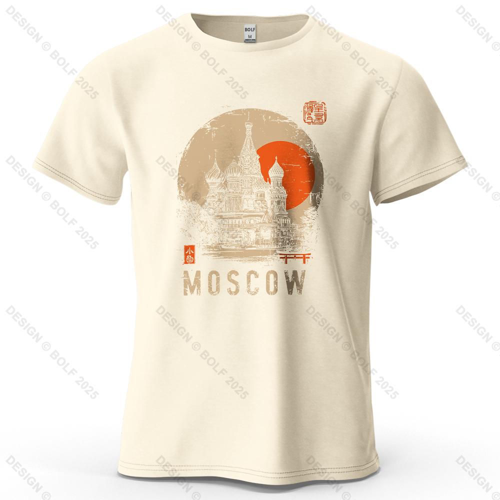 

Мужская футболка с принтом «Московская сцена» 100% хлопок Оверсайз Винтажные Художественные Графические Футболки для Женщин Топы Футболки Повседневная Уличная Одежда 4XL