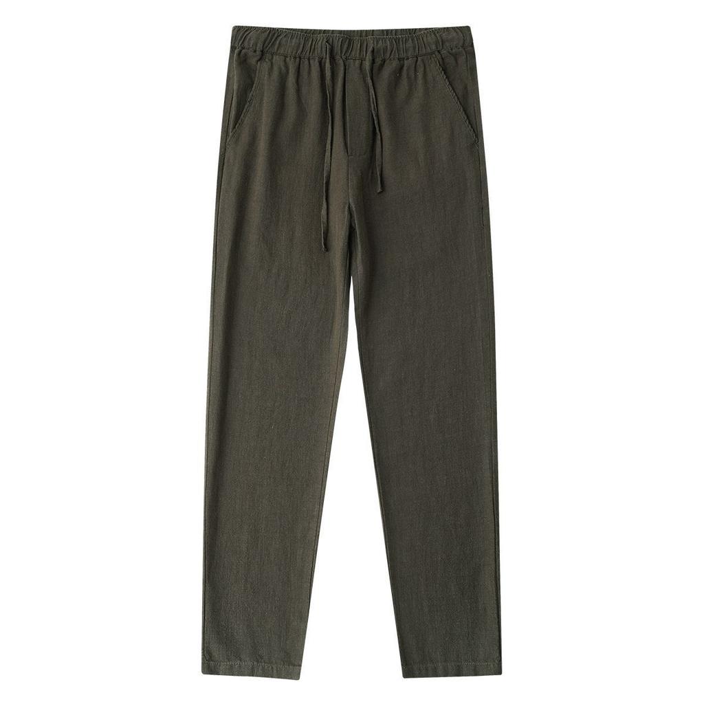 Casual Chino Pants Men Wide Leg Lightweight Baggy Cotton Sweatpants Walking Jogger Trousers Work