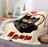 Custom Name Batman Catwoman Flannel Blanket Throw Blanket Soft Warm Sofa Bed home Decor Unique Gift