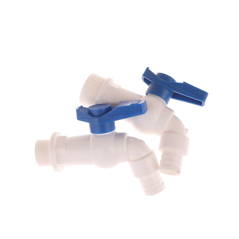 1 Stück 1/2 3/4" Kunststoff Außengewinde Wasserhahn Tankhahn Adapter Ablaufhahn Aquarienventil Ersatzhahn Gartenzubehör