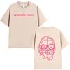 Le Monde Chico T Shirt French Rapper Album Graphic Print T-shirts Men Women Fashion Oversized Short Sleeve Tee Shirt