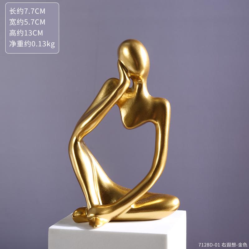 

Art Abstract Figures Home Decoration Statues Sculptures Mini Crafts Nordic Living Room Home Decor Maison Desk Ornaments