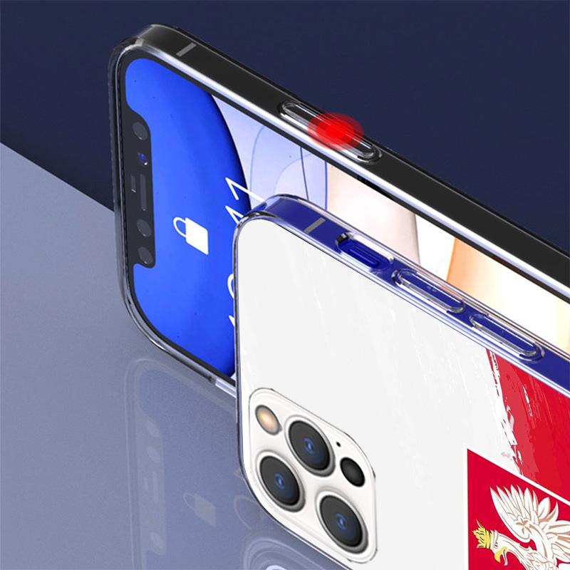 Poland Flag Cover Phone Case For iPhone 16 17 Air 15 14 Pro Max 16E Phone Case 13 Mini 12 11 7 SE 8 Print Pattern Fit Cases 16 1