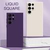 Original Liquid Silicone Case for Samsung Galaxy S25 S24 S23 S22 S21 S20 FE Plus Ultra Note 20 Protective Soft Fabric Cover