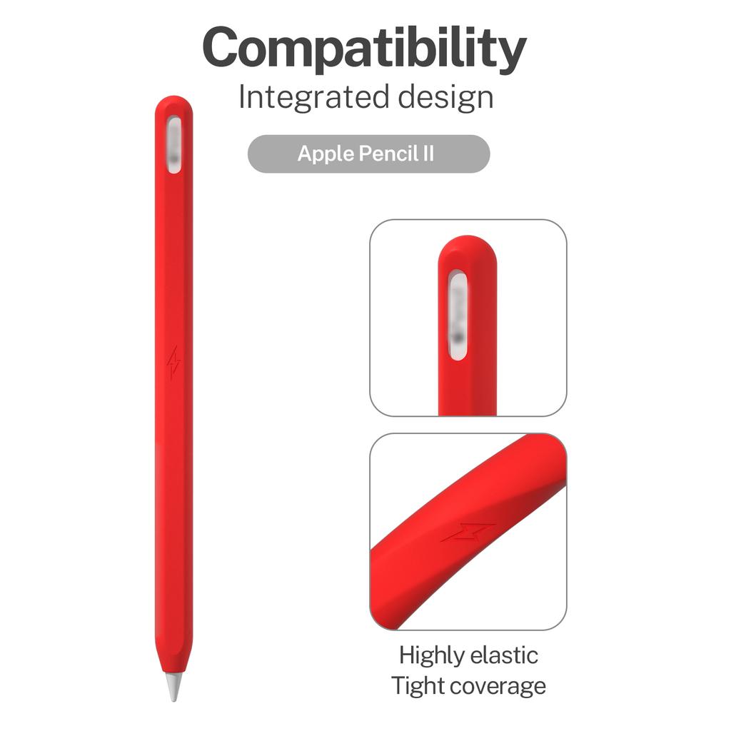 Silicone Protective Case for Apple Pencil Pro and Apple Pencil (2nd Generation) USB-C Stylus
