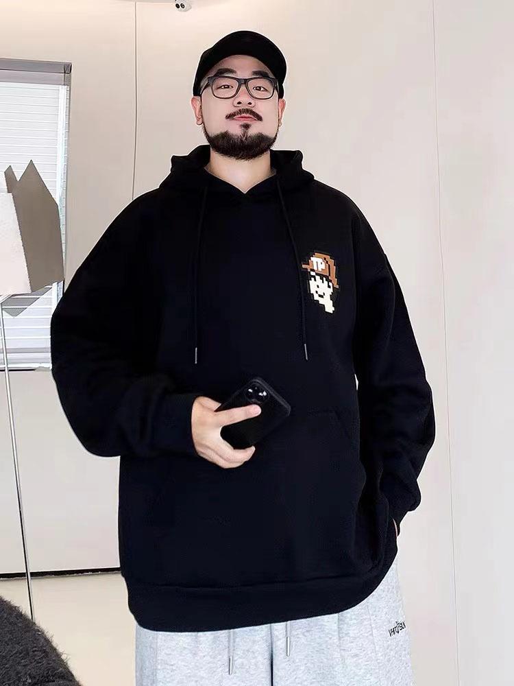 

Толстовка с капюшоном, мягкая ткань высокого качества, устойчивая к сминанию, мужская уличная спортивная повседневная дышащая свободного кроя, модный тренд, удобные топы с длинным рукавом 8XL