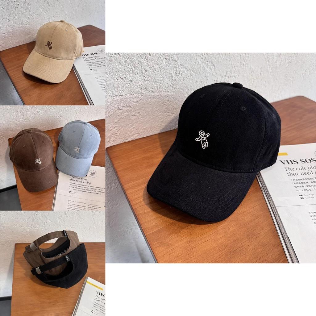 Cotton Embroidered Cartoon Baseball Cap With Sunshade For Women And Men Spring Summer
