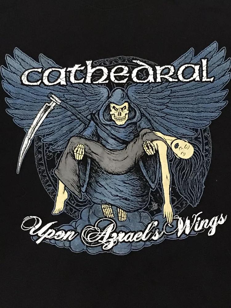 1 side on front Cathedral Band Shirt Classic Black Unisex S-5XL Unisex T-Shirt L