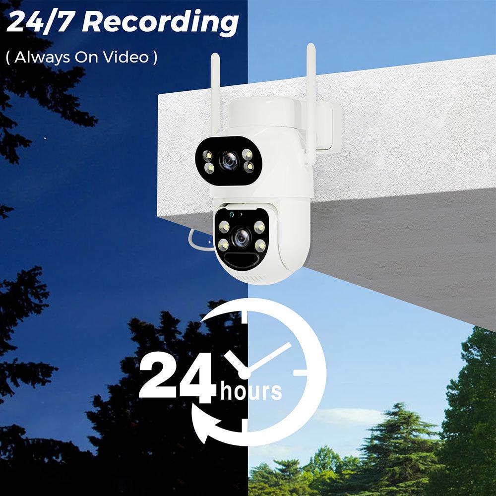 Yoosee AOV4G Solar-Powered HD Night Vision Camera with 24/7 Recording and Smart AI Monitoring