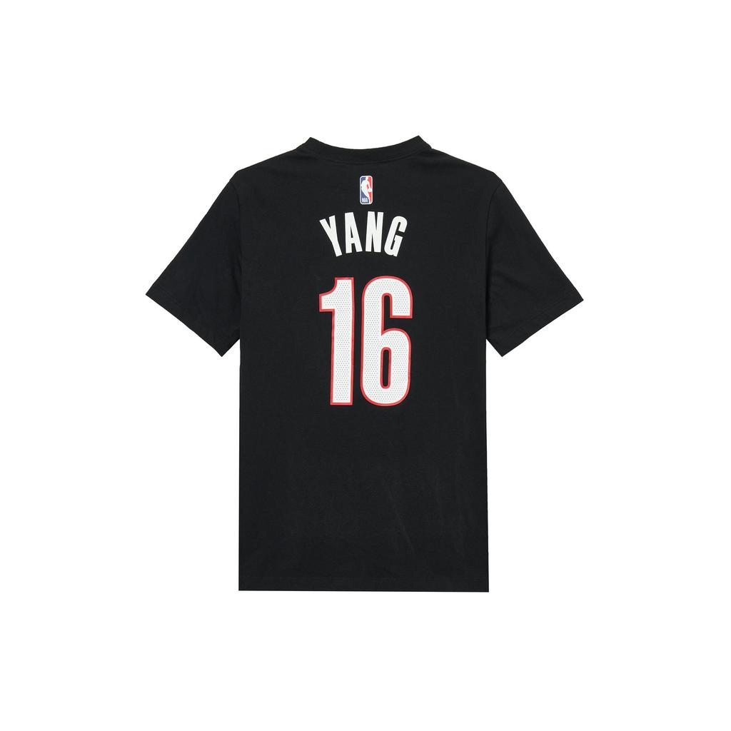 Nike X NBA Portland Trail Blazers Yang Hansen 16 Jersey Simple Comfortable Versatile Fashion Basketball Men Jersey IV0566-015