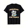 Bleach My Stink Wrinkle Cartoon Graphic Short Sleeve Tshirt Unisex Casual Crew Neck Cotton Tee