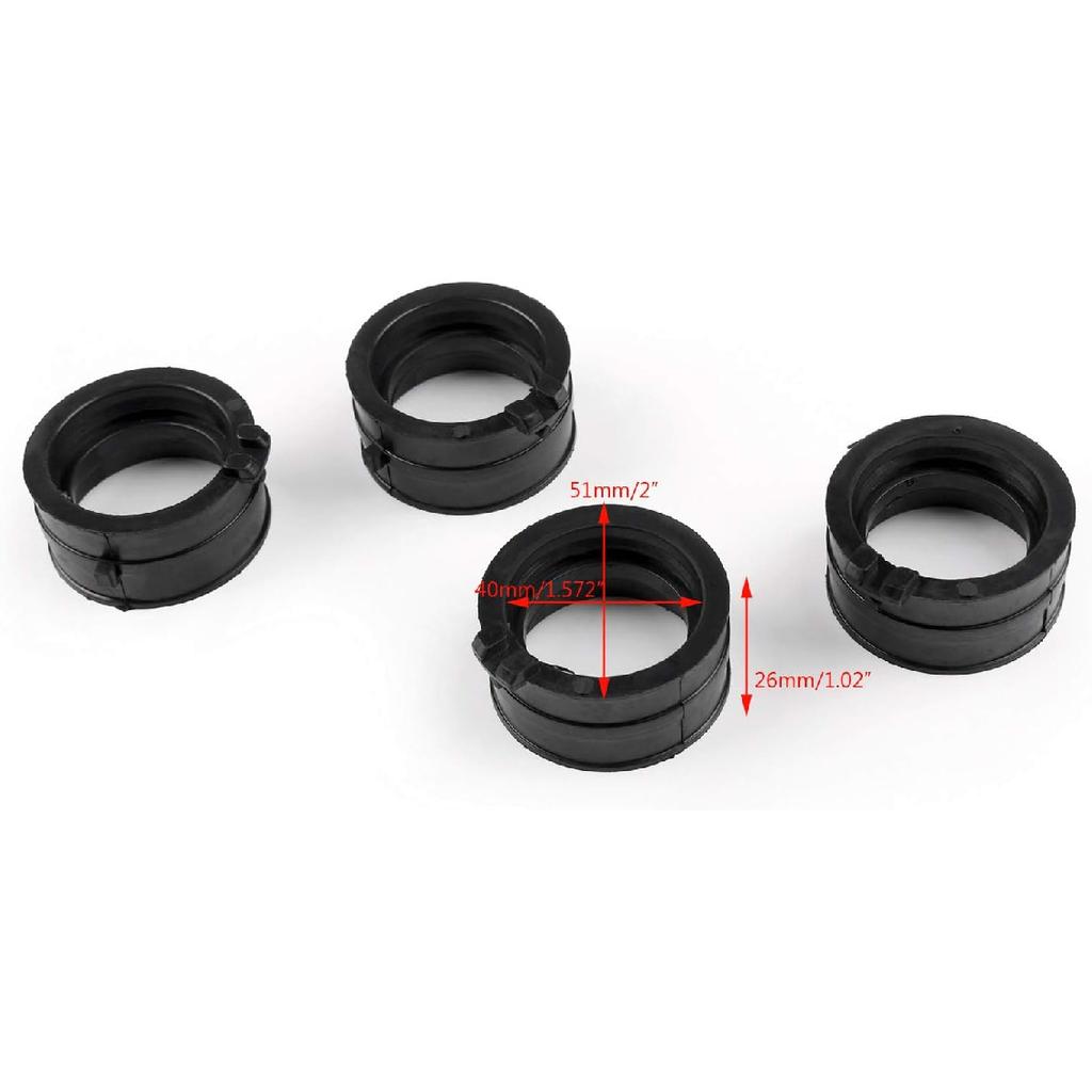 Artudatech Carb Intake Manifold Boots 16211-Mv9-670 For 91-94 CBR600 F2 CBR600F2