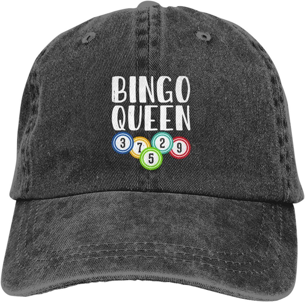 Galna Bingo Människor Basebollkeps Golf Pappahatt Justerbar Original Klassisk Lågprofil Keps Herr Dam