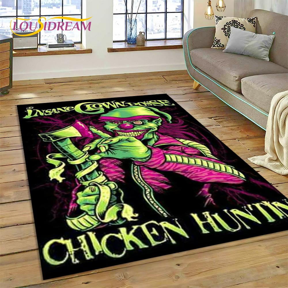 Insane Clown Posse Icp Juggalo Rap Metal Koberec Kobereček pro Ložnici Obývací Pokoj Domácí Dekorace Pohovky,Děti Velký Dekor Podlahová Rohož