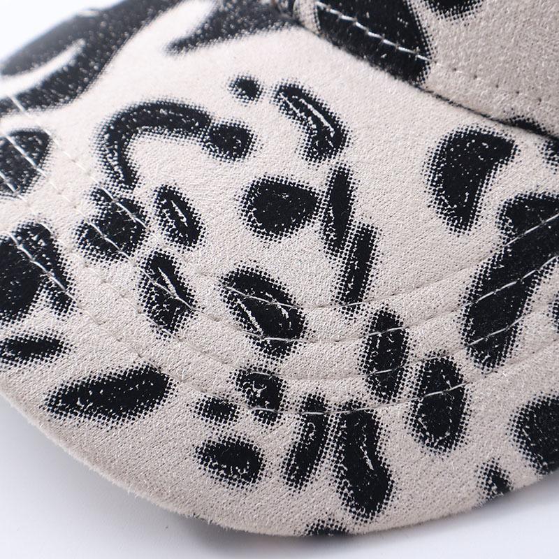 Graffiti Leopard Print Baseball Cap Women's European and American Fashion Outdoor Sunshade Cap