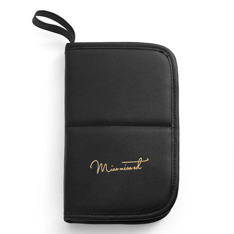 

Сумка для хранения кистей для макияжа Сумка-стенд для кистей Инструмент вышивальщицы Подставка для карандашей для бровей Витрина Коробка для теней для век Сумка для кистей чёрный