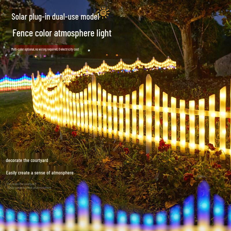HEIXIE Solar Garden Fence Lights - 5 Pack