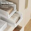 1PC Stackable Plastic Storage Basket Collapsible Clothes Storage Box Living Room Bathroom Kitchen Office Shelf Container 6 Size