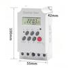 30A 220V Digital Timer Switch 16 ON/OFF 7 Days Weekly Programmable Relay for Automatic Water Pump Timing Control