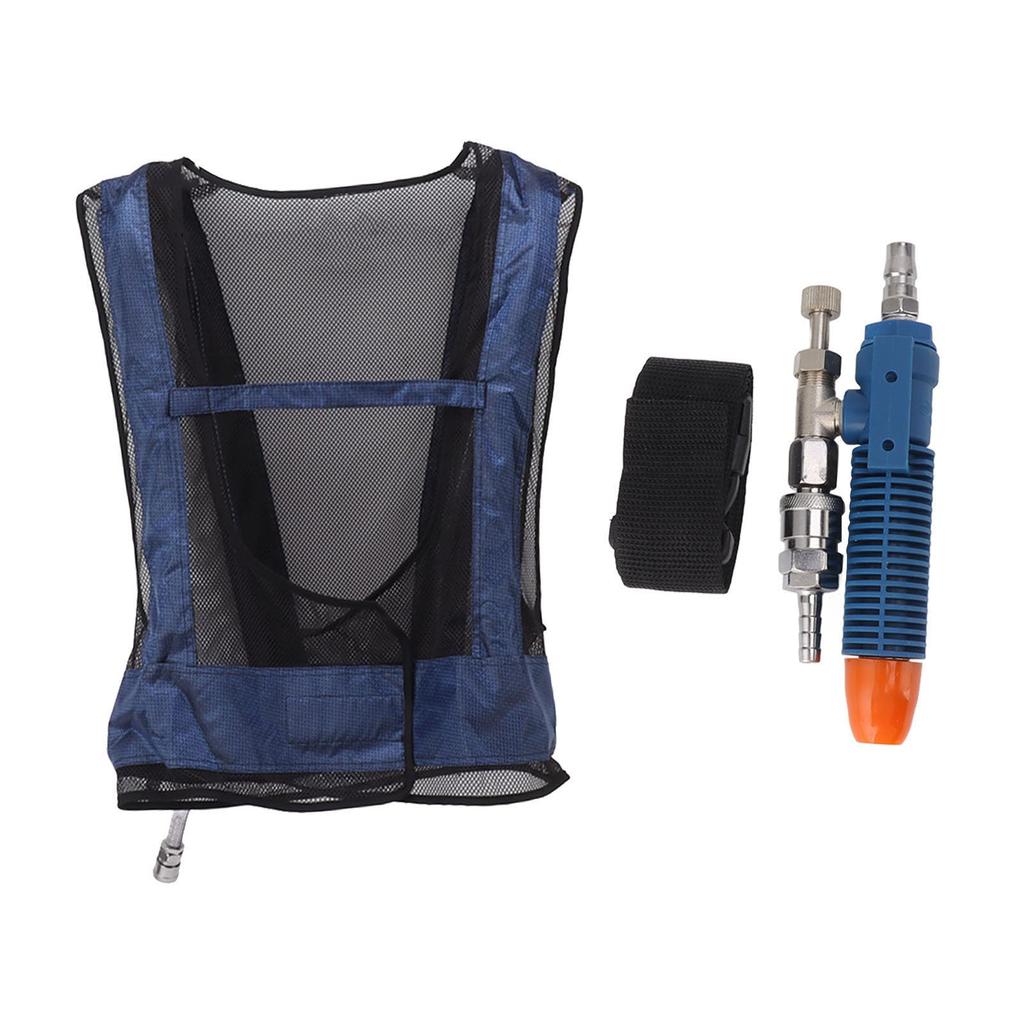 Gilet Veste de Climatisation, Gilet en Acier Soudé à Refroidissement par Air Comprimé, Gilet de Refroidissement par Air en Acier Soudé, Gilet de Climatisation à Tube Vortex