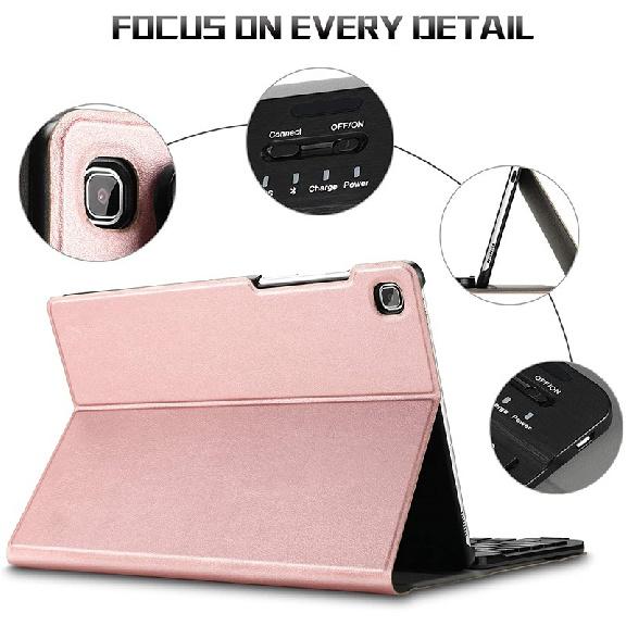 Suitable for Samsung Tab A7 2020 SM-T500/T505 10.4inch tablet protective case keyboard leather case