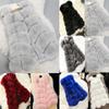 Dame Faux Gilet Vest Ermeløs vest Body Warmer Jacket Coat Yttertøy