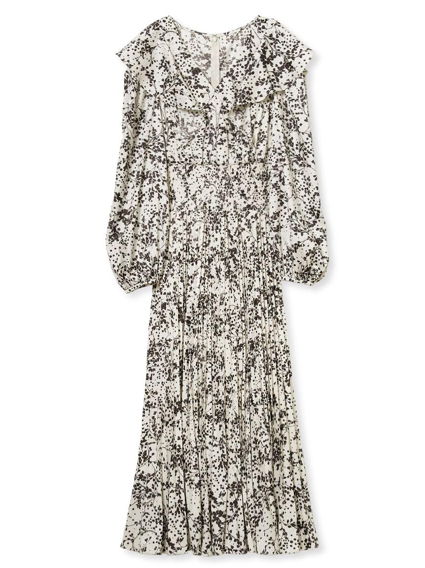 

Satin Jacquard Print Dress SWFO241010 IVR [Sneider] Women s
