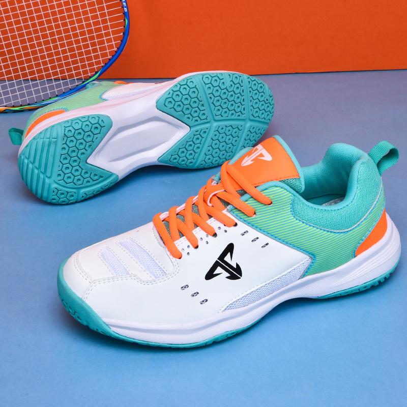 

Мужские и женские кроссовки для бадминтона, кроссовки для настольного тенниса, нескользящие и износостойкие одноклассники, повседневные и дышащие студенты, настоящие теннисные кроссовки 46
