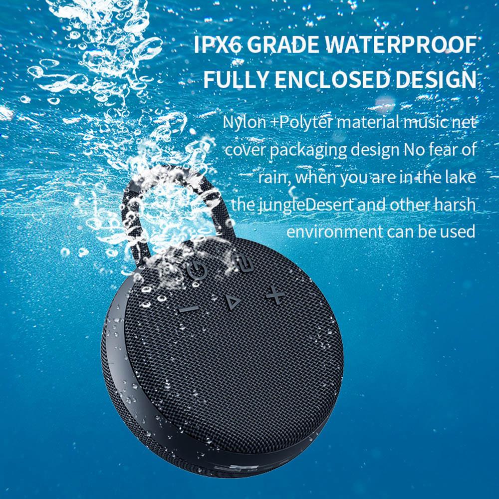 S77 Black 5W Wireless Speaker Waterproof Sports Speaker Outdoor Portable Speakers For Outdoor Travel Indoor Parties