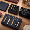 VOFUN-12Pcs Woodturning Keychain Kit Wood Turning Accessories Mandrel Wood Turning Keychain For Woodworking Gifts