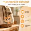 Cartoon Design Cat Plush Doll Keychain Plush Car Key Ring Doll Bag Pendant  School Bag Decoration