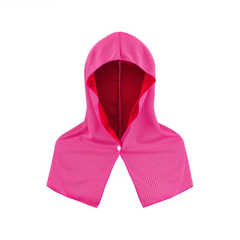 New UPF50+ Sun Protection U Shape Cooling Hooded Towel Quick Dry Breathable Ice Cold Neck Gaiter Headband For Outdoor Sports