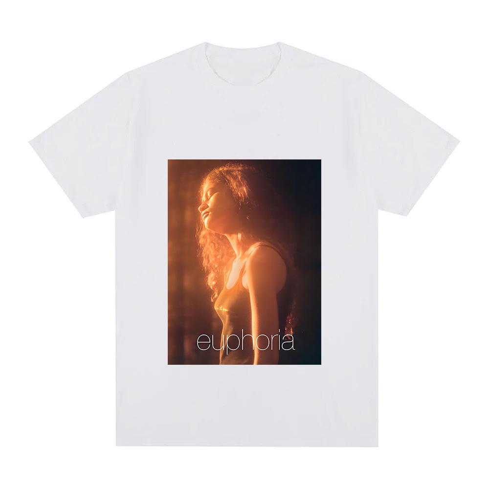 Euphoria Season T-Shirt Casual Round Neck Graphic Tee-shirt Roupas Femininas High Quality 100%Cotton Clothing Unisex Tees Anime T-shirt Summer Tops