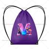 KPop Demon Hunters Bundle Pocket Drawstring Backpack Youth Fashion Large Capacity Sport Bag Cartoon Gift Bags Cycling Knapsack Kid Friendly