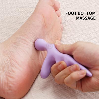 T Akupressur Fußmassagegerät Daumenfinger Druck Auslösepunkt Entspannung Linderung Ganzkörper Tief Handheld Massage Füße Bein Werkzeug