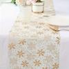 Glitter Sequin Table Runner Foil Mesh Roll Flag Tablecloth Christmas Table Runner  Party Decor