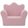 Kids Sofa Pink Soft Plush