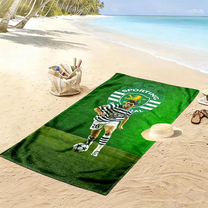 MHIH Print Beach Towel, Large Soft Quick Dry Towel for Beach Camping Swimming