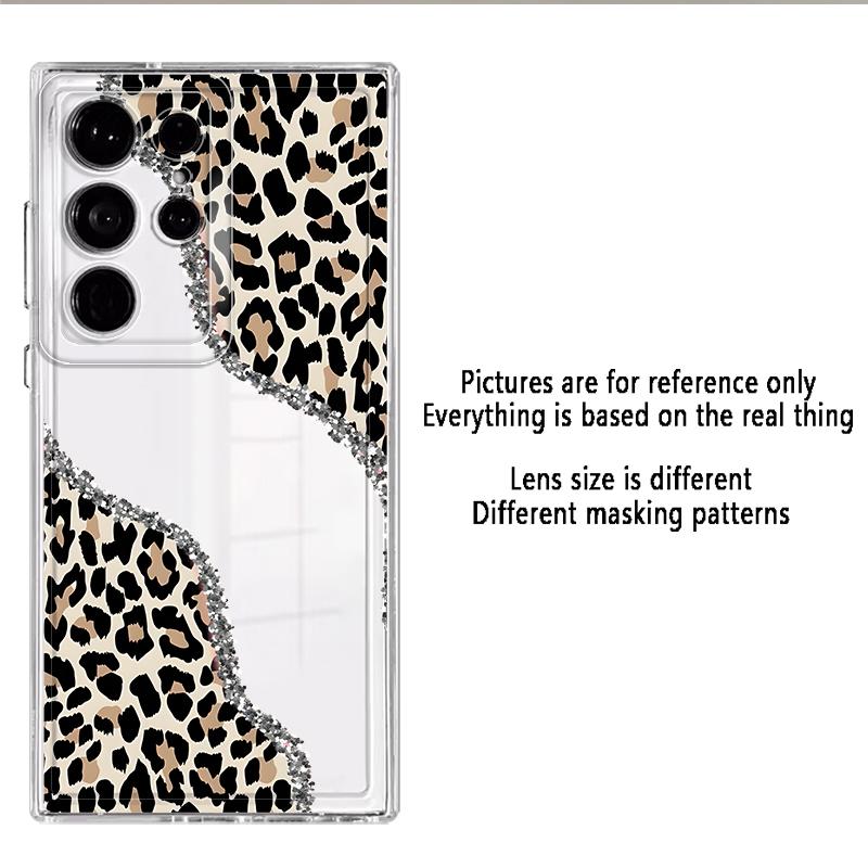 Minimalist Leopard Print Phone Cover Case for Samsung Galaxy S26 S23 Ultra S22 FE Note 20 Ultra 10 S24 S20 Plus S21 S25 Edge