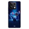 Phone Case - MANIACASE - Xiaomi Redmi Note 13 5G - Silicone TPU - Cinderella Stitch Pattern (Disney) - Black