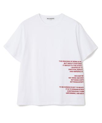 MILLO ARCHIVE Side Typography Printed T-Shirt [White]