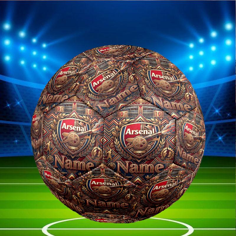 Custom Name Personalized Arsenal F.C Print Size 5 Soccer Ball Training & Match Football, for Team, Kicking, Gift for Football Enthusiasts