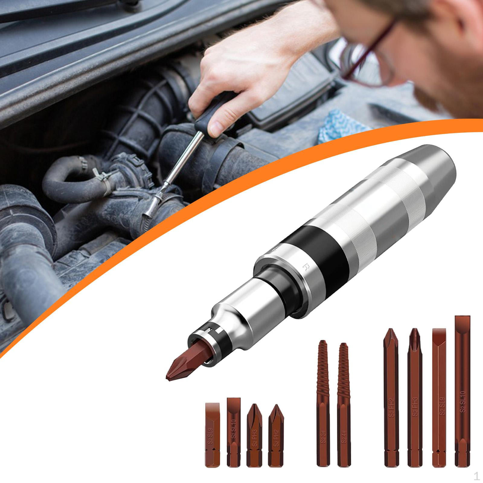 

Hand Manual Impact Driver Set Multifunctional Reversible Disengage Rusted Fasteners or Bolts